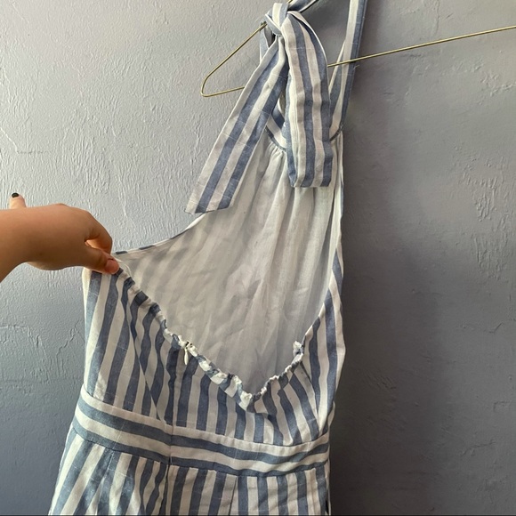 Shein Halter Striped Romper - Picture 2 of 3